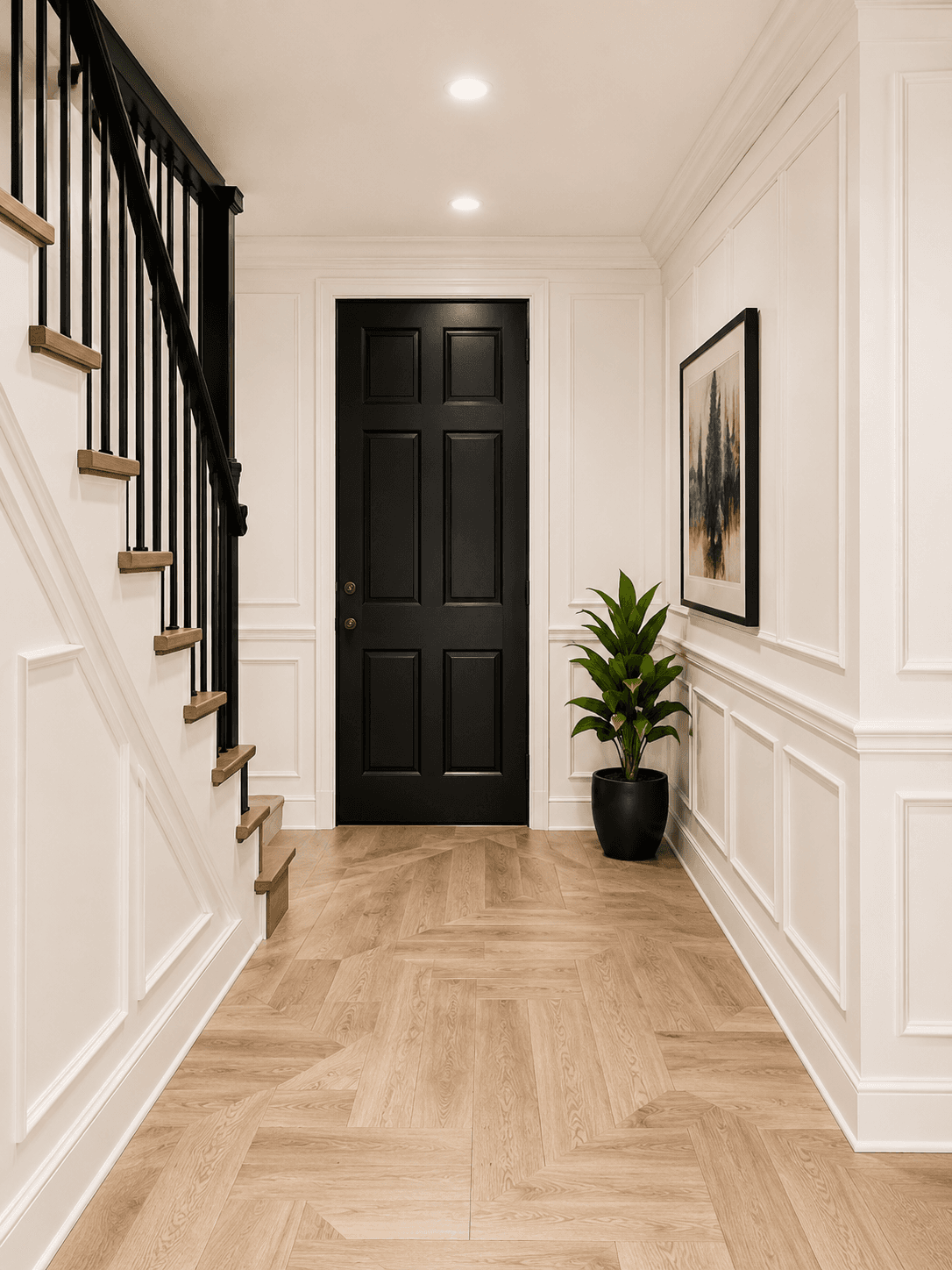 Detailed interior painting work by Paint Pro Frisco